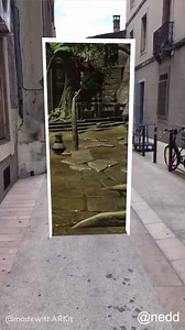 🐍Watch your step → inter-dimensional iPhone portals are closer than they appear http://bit.ly/2sufO0d cool demo by Nedd 😁 | ARKit Weekly