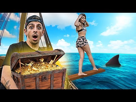 LAST To Walk The Plank Wins Mystery Treasure Chest - Challenge
