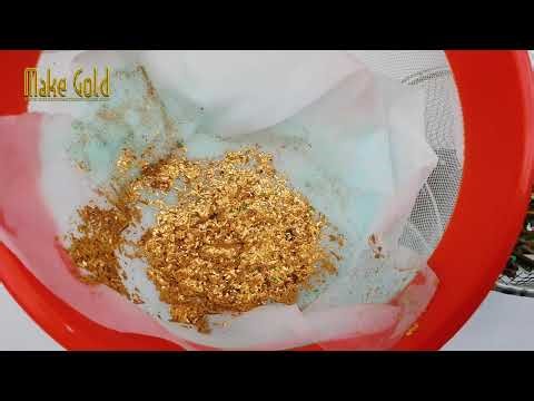 🧪💛 Extracting Gold from PCBs: Gold Fingers with Nitric Acid!