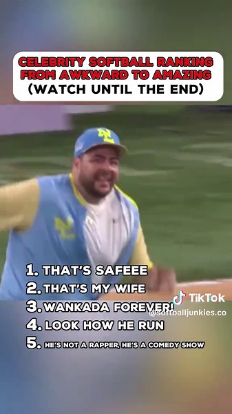 Celebrity Softball Rankings: From Awkward to Amazing