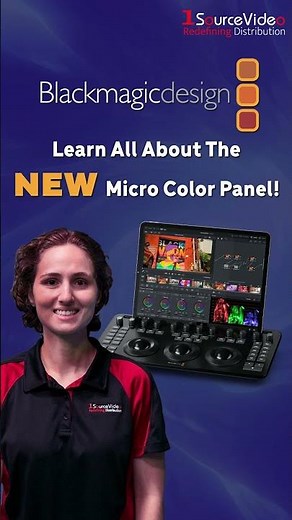 HANDS-ON with Blackmagic Design's DaVinci Resolve Micro Control Panel