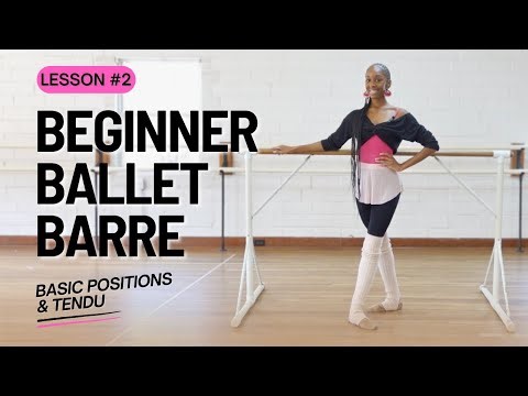 BEGINNER BALLET Barre | Basic Positions and Tendu