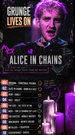 🎸 Rock Internacional Legendado | Playlists, Clássicos, Grunge, Nu Metal, Emo e Alternative Rock