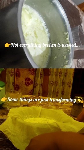 split milk to paneer transformation #food #shorts