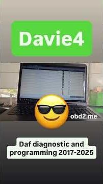 Davie4 diagnostic and programming Daf 2017 2018 2019 2020 2021 2022 2023 2024 2025 #daf #davie4
