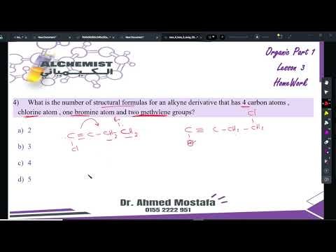Organic Part 1 Homework Lesson 4