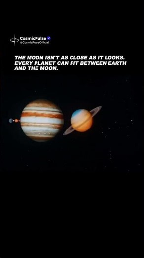 All the Planets Can Fit Between Earth and the Moon 😳