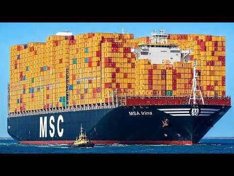 Inside the world's largest container ship