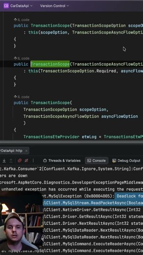 Deadlock in .NET from Transaction