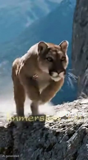 Epic Chase: Cougar vs. Mountain Goat in the Himalayas
