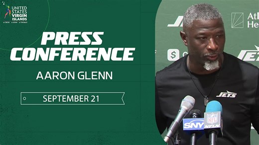 Aaron Glenn Postgame Press Conference (9/21)