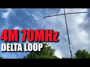 Homemade 4M (70MHz) Delta Loop Antenna