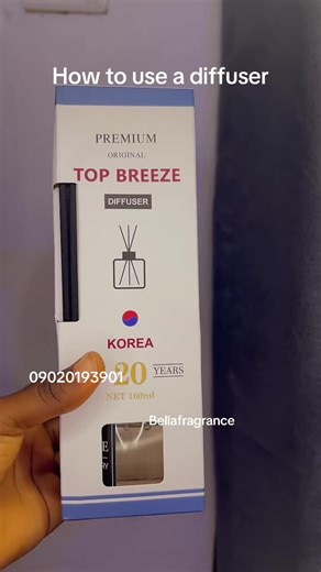 How to use a Diffuser Diffusers are important they take your space from 0- 100 Your space too deserve to smell good, they put a finish touch They also helps in reducing stress and helps in relaxing Location: Igando Lagos Price: 6500 Send a dm to place an order #bellafragrance #perfumes #diffusers #topbreezediffuser