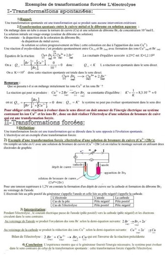 Transformations forcées - L'électrolyse #physiquechimie #science