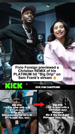 Fivio Foreign Christian REMIX of “Big Drip” 🔥 | Sam Frank