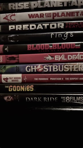 Your sign to go start a movie collection 🩸🩸🩸🔥🔥🔥🦇🦇🦇 #bluraycollection #horrorcollection #dvdcollection #physicalmedia #moviecollection