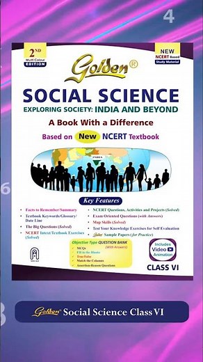 Golden Social Science For Class 6 #socialscience #class6 #sst #cbse #ncert #indiaandbeyond #shorts