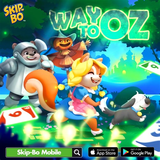 🌪 Swap your cards for ruby 👠 and deal your way to Oz with Skip-Bo Mobile! 🐶 Play now: https://d10x.co/skipbo/Z8rP9 🎁 Leave a comment and receive rewards 🎁 . 🎁 Note: The free reward offer expires on September 24th, so be sure to leave your comment before then to claim your prize! . 📍To get the rewards, click the link or redeem the code through Messenger. No forms or money are required. When you click the link on your phone, it will automatically open the Skip-Bo Mobile app. Remember, there
