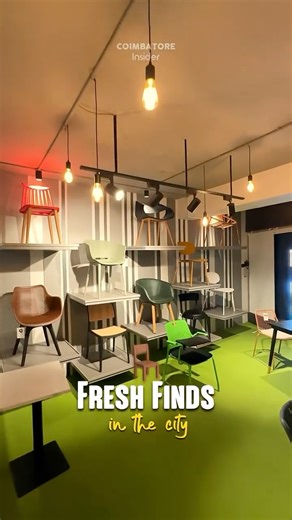 Coimbatore Insider on Instagram: "🪑 ✨ Fresh Finds in the City ♟️ ✨ 🪑 Kursii – The Ultimate Destination for Chairs & Seating Solutions! From cozy living room chairs to trendy bar stools, chic café-style seating, ergonomic office & workstation chairs, and sleek study tables — find everything you need to sit in comfort and style. ✨ Supplying to some of Coimbatore’s leading restaurants & cafés! 📍 Location: Near Textool Signal, Ganapathy 🕙 Timings: 10 AM – 8 PM (Closed on Sundays) 📞 90725 83344 