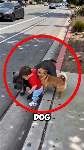 Hero Dogs Save Toddler From Walking Into Road! 🐕🛑