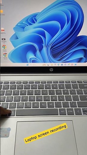 How to record laptop screen. #screenrecorder #laptop