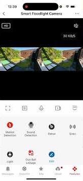 How to control the floodlight of your Wi-Fi® Dual-Lens PTZ Smart Camera