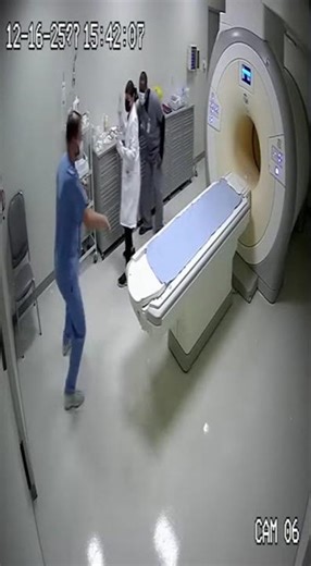 Metal Chair Rockets Toward MRI Magnet