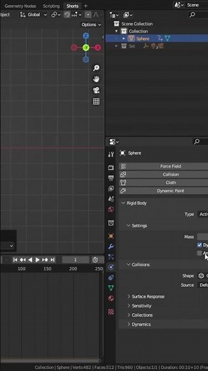How to LAUNCH projectiles in Blender (Set Rigidbody initial velocity & direction)