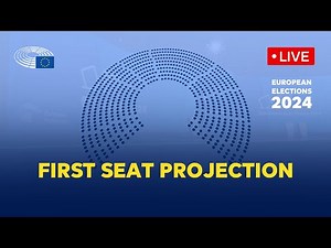 First estimated composition of new European Parliament following the 2024 elections