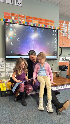 Old Trail School on Instagram: "Winter mornings are better with a story–especially with a cozy read-aloud from Mrs. Johnston. ❄️📚"