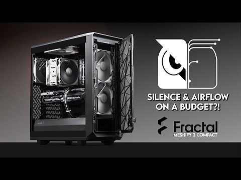 Performance Airflow on a Budget?! | Noctua Redux Fractal Design Meshify 2 Compact | Gaming PC Build