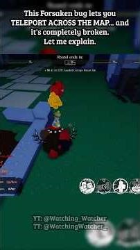THIS FORSAKEN BUG LETS YOU TELEPORT ACROSS THE MAP... #roblox #forsaken #forsakenroblox