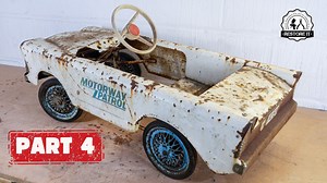 1950s British Pedal Car Restoration – The Perfect Restoration Part 4