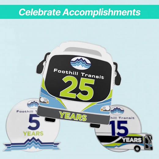 Before: Milestones go unnoticed. After: Every year of service is celebrated. Bridge the gap with custom-crafted Years of Service Pins that show your team their loyalty matters. | Signature Pins