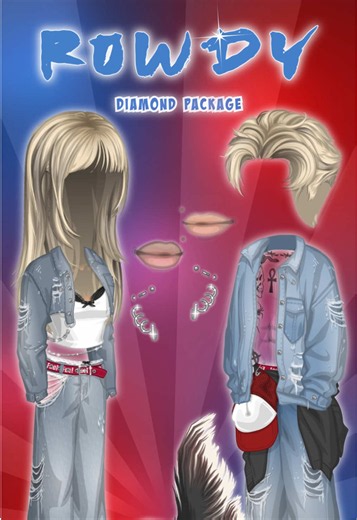 Not all summer styles play nice. Check out the newest Diamond Pack and unleash your rowdy side. 😈 #MovieStarPlanet #MovieStarPlanet2 #DiamondPack