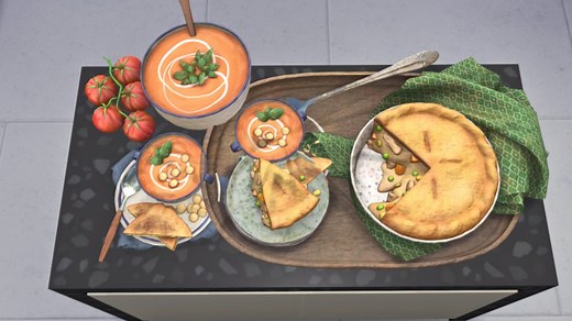 【模拟人生4】自汉化奶奶食谱书食谱全收集适配1.110美食mod生活模组2024.06.23 Grannies Recipe Tin LBB Cookbook