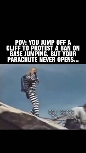 Lost In Time History | In October 1999, 60-year-old veteran parachutist Jan Davis stood atop Yosemite’s towering El Capitan, dressed in a striking black-and-white... | Instagram