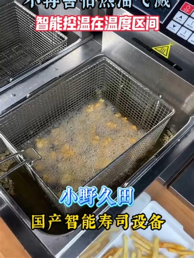 Kitchen Secrets: How Does an Electric Fryer Turn Tempura, Fries, and Fish into Your Signature Dishes?#sushi #nigirimachine #sushiroll #sushimaki #sushinigiri #sushirice #sushirobots #sushimachine #sushicuttingmachine #omakase