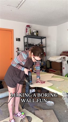 DIY Light Fixture: Building and Painting a Mural on the Wall