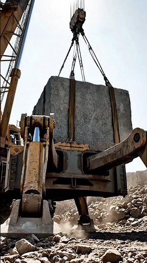 HOW THEY LIFT 100 TONS: The Unbelievable Power of Quarry Mining Machinery!