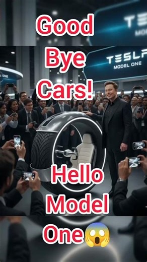 Tesla Monowheeler || Elon Musk new car || Elon musk flying car || Musk new car#teslachina #muskwatch