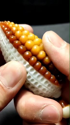 amazing jade corn 🌽#usa #handmade #handwork #pendant #jade