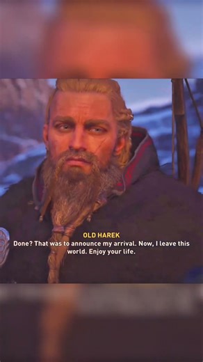 Old Harik’s Funniest Cliff Jump Ever | AC Valhalla #shorts #shorts