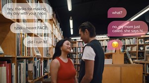 Tinder reimagines real couples' first chats in new campaign