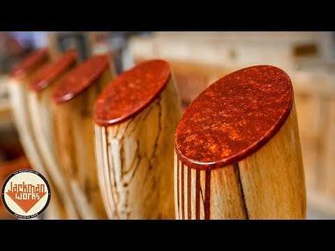 Epoxy Resin & Wood Tap Handles