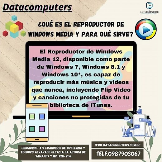 ✨✨tips ¿Qué es el reproductor de Windows media y para que sirve? DataComputers 🥳🎉🎉