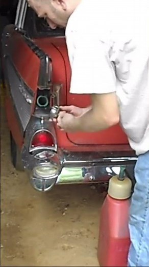 How To Put Gas In a 57 Chevy Belair 🏎 ⛽ 🏎