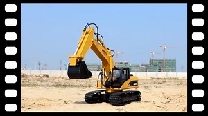 Watch 1&colon;14 Proportion of Large-size Remote control Excavator Toy on Amazon Live