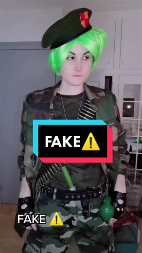 Flippy Cosplay from Happy Tree Friends