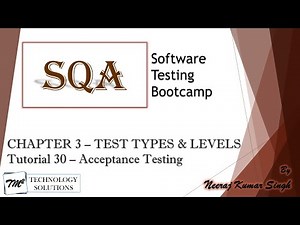 Software Testing Bootcamp | Acceptance Testing | UAT | Alpha Testing | Beta Testing | QA Tutorials